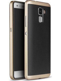 Θήκη IPAKY PREMIUM HYBRID για HUAWEI smartphone HONOR 7 - ΧΡΥΣΟ