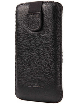 Θήκη Protect Ancus για Apple iPhone SE 5 5S 5C Nokia 105 TA-1174 και Huawei Y360 Δέρμα Μαύρη