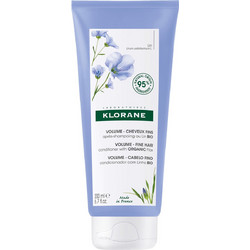 Klorane Linum Baume Φυτικό Conditioner για Όγκο για Λεπτά Μαλλιά 200ml