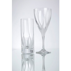SP Tableware Σετ Ποτήρια Κρυστάλλινα Κολωνάτα Earth 36τμχ