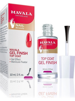 Mavala Gel Finish Top Coat Gloss Βερνίκι Νυχιών Quick Dry 10ml