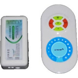 ΑΣΥΡΜΑΤΟ RF DIMMER - CONTROLLER ΑΦΗΣ 144W ΣΤΑ 12V DC - 288W ΣΤΑ 24V DC ΓΙΑ LED ΤΑΙΝΙΑ ΜΟΝΟΧΡΩΜΗ