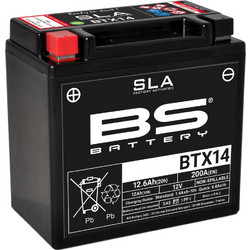 BS Μπαταρία Μοτοσυκλέτας BTX14-BS 12.6Ah