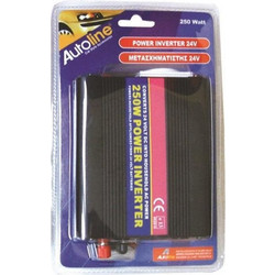 Autoline Μετασχηματιστής 24V σε 250W 2 Μπρίζες