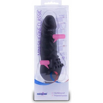 Seven Creations Mini Silicone Classic Soft Ρεαλιστικός Δονητής 15cm Μαύρος