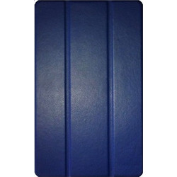 Δερμάτινη Θήκη Tri-fold με πίσω κάλυμμα σιλικόνης / Slim Book Case for Huawei MediaPad M5 8 Dark Blue (oem)