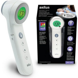 Braun BNT 400 Ψηφιακό Θερμόμετρο Μετώπου Κατάλληλο για Μωρά Λευκό