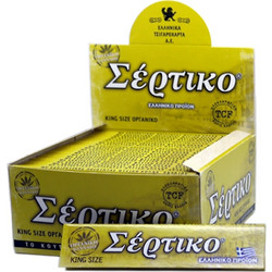 Σέρτικο - Ελληνικά Χαρτάκια - Λαχανί - King Size 50τεμ