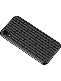 Θήκη iphone XR iPaky Waffle Flexible Cover TPU Σιλικόνης - 4601 - Μαύρο - ΟΕΜ