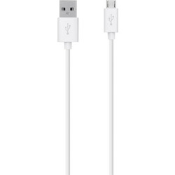 Καλώδιο Φόρτισης + Μεταφοράς Δεδομένων Micro USB - 1.2 m Λευκό