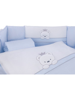 Tuttolina Royal Bear Σετ Κούνιας Blue 7τμχ