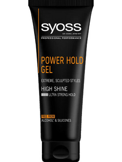 Syoss Men Power Hold Sculpting Gel Μαλλιών Ανδρικό Πολύ Δυνατό Κράτημα 250ml