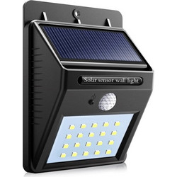 Ηλιακός φωτισμός LED με αισθητήρα κίνησης PIR / CDS νυκτός αισθητήρας εξωτερικού χώρου 111.0111