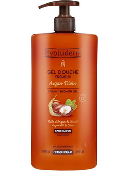 Evoluderm Argan Divin Αφρόλουτρο σε Gel 1lt
