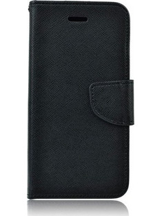 Θήκη OEM Fancy Book για LG K10 (2018) Flip Cover Black