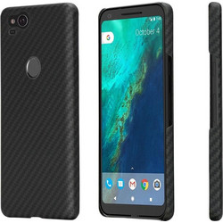 Θήκη Pitaka Aramid CARBON FIBER για Google Pixel 2 - ΜΑΥΡΟ - KG2001