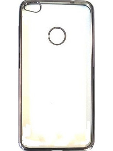 Θήκη TPU Σιλικόνης Διάφανη με Frame Μαύρο για Huawei P8 Lite 2017/P9 Lite 2017/Honor 8 Lite (oem)