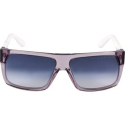 Marc Jacobs MJ096/N/S V0S/BD Γυναικεία Γυαλιά Ηλίου Τετράγωνα Κοκάλινα Γκρι με Μπλε Polarized Φακό