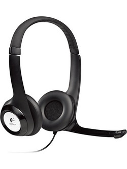 Logitech H390 On Ear Ακουστικά με Μικρόφωνο & USB-A Μαύρα