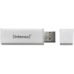 Intenso Alu Line 64GB USB Stick 2.0 με USB-A Ασημί