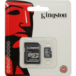Kingston microSDXC 128GB Class 10 UHS-I + Adapter