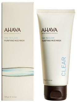 Ahava Time To Clear Purifying Mud Κρεμώδης Μάσκα Προσώπου για Καθαρισμό με Άργιλο 100ml