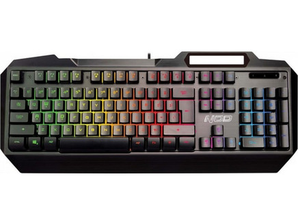 NOD Metal Stealth Gaming Πληκτρολόγιο RGB Black