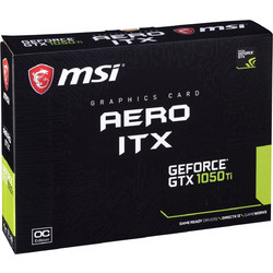 MSI GeForce GTX 1050 Ti 4GB GDDR5 Aero ITX OC (V809-2606R) Κάρτα Γραφικών