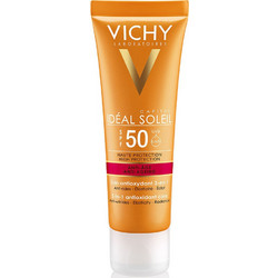 Vichy Ideal Soleil Αντηλιακή Κρέμα Προσώπου Αντιγηραντική SPF50 50ml
