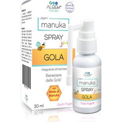 Algem Natura Algem Manuka Σπρέι Λαιμoύ για Παιδιά Πρόπολη & Β-Γλυκάνες 30ml