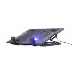 Gembird NBS-17 Cooling Pad για Laptop έως 17" με 1 Ανεμιστήρα