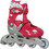 Αθλοπαιδιά Inline Αυξομειούμενα Rollers Παιδικά Γκρι Φούξια 3K 2.1083