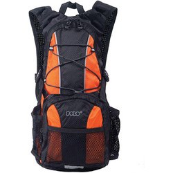 Polo Hydrition Ορειβατικό Σακίδιο 10lt Μαύρο Πορτοκαλί 9-02-271-14