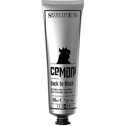 Selective For Man Back to Black Gel Μαλλιών Ανδρικό με Χρώμα 150ml