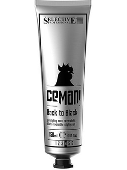 Selective For Man Back to Black Gel Μαλλιών Ανδρικό με Χρώμα 150ml