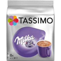 Tassimo Κάψουλες Σοκολάτα Milka Συμβατές με Μηχανή Tassimo 8τμχ