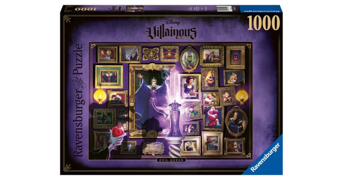 Disney Ravensburger Villainous 1000 pc puzzle - Evil Queen