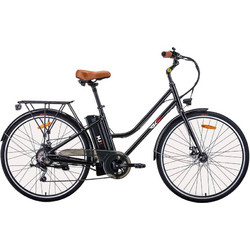 RKS MJ1 Ηλεκτρικό Ποδήλατο Πόλης 28" 250W με 7 Ταχύτητες και Δισκόφρενα Μαύρο