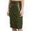 Guess Megan Μίντι Φούστα με Παγιέτες Ψηλόμεση Pencil Χακί W2BD54KBDV0