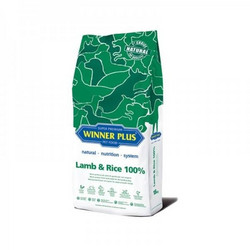 Winner Plus Natural Nutrition System 100% with Lamb & Rice 3kg