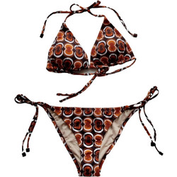 Lida Bikini Set Τριγωνάκι Μαύρο Μπορντό 9-1844/9-1841