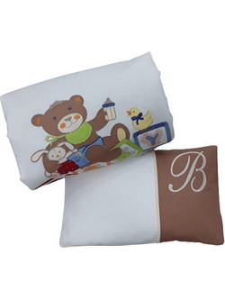 Beboulino Baby Bear Σετ Κούνιας White/Brown 3τμχ