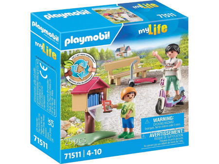 Playmobil My Life Υπαίθρια Ανταλλακτική Βιβλιοθήκη για 4-10 Ετών 71511