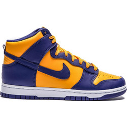Nike Dunk High Retro Ανδρικά Sneakers Μποτάκια Κίτρινα Navy Μπλε DD1399-500