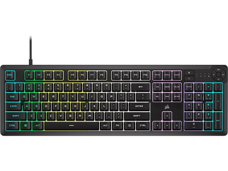 Corsair K55 Core Gaming Πληκτρολόγιο RGB Black