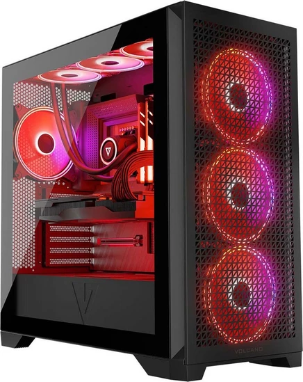 Modecom Volcano Expanse T Apex Black Gaming Midi Tower Κουτί Υπολογιστή ...