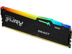 Kingston Fury Beast RGB 16GB (1X16GB) DDR5 RAM 6000MHz C30 Black RGB EXPO