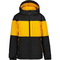 Icepeak Latimer Παιδικό Μπουφάν Χειμωνιάτικο Softshell Αδιάβροχο Αντιανεμικό Μαύρο Κίτρινο 50045564I-940
