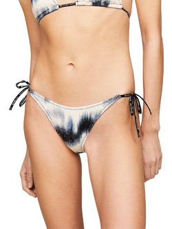 Tommy Jeans Bikini Brazil Λευκό Μαύρο UW0UW05116-0J0