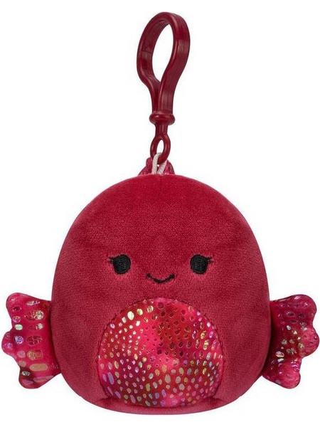 Jazwares Squishmallows Barella Raspberry με Κλιπ 9cm